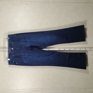09181 Elizabeth Grace bootcut Kerrigan dark wash blue jeans 8